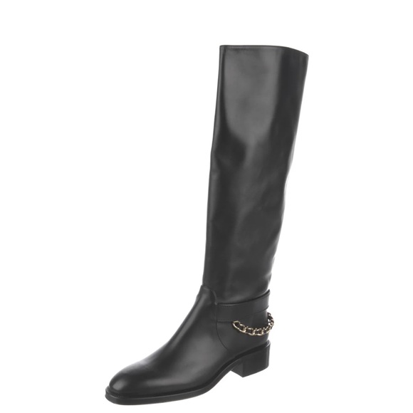 Chanel 2022 Interlocking CC Long Riding boots - Picture 1 of 8